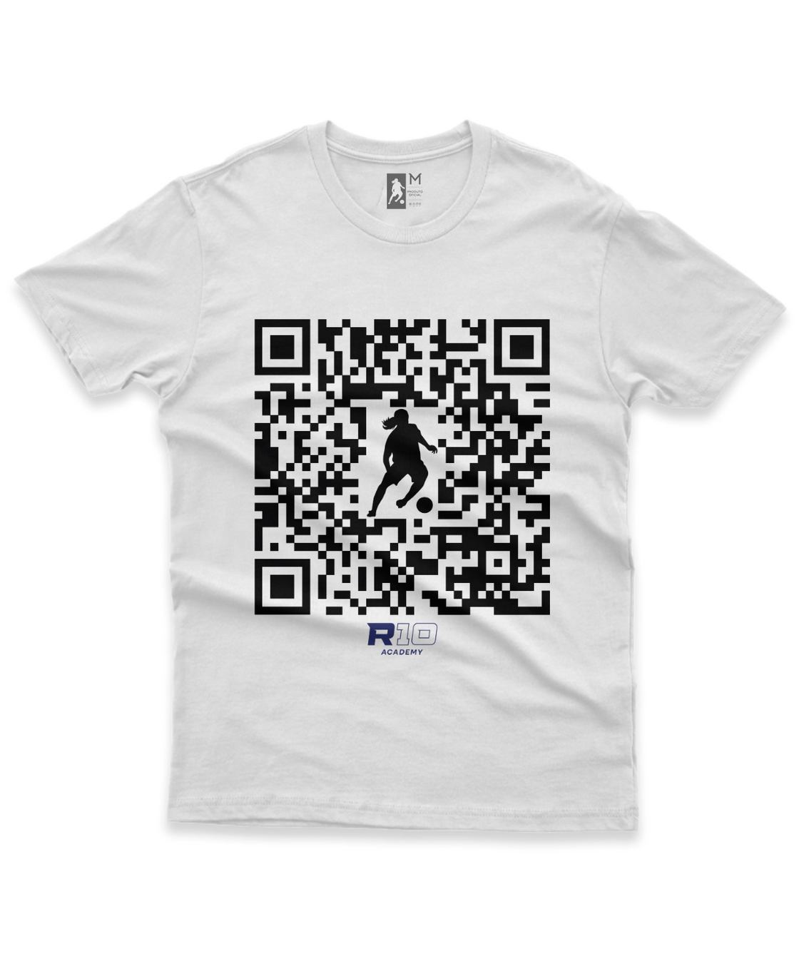 Camiseta Adulto Dry Sport UV Masculina QR Code Preto