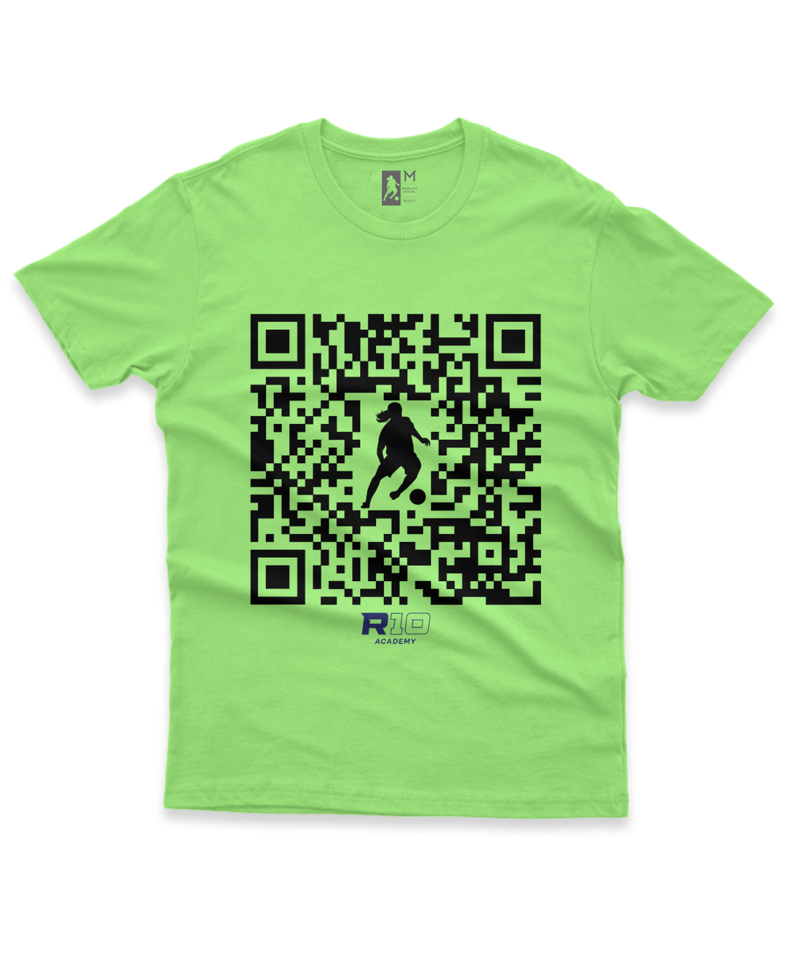 Camiseta Adulto Dry Sport UV Masculina QR Code Preto