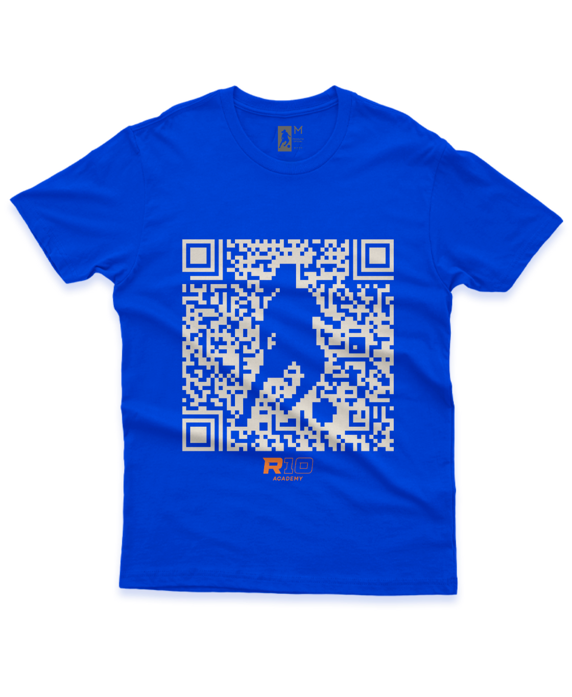 Camiseta Adulto Dry Sport UV Masculina QR Code Branco