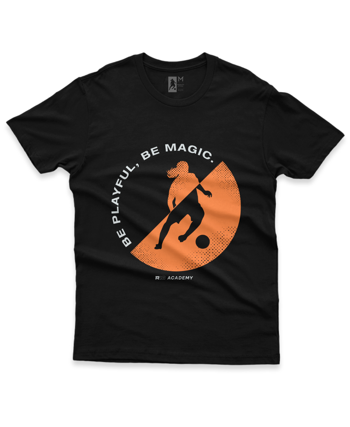 Camiseta Adulto Dry Sport UV Masculina Silhueta Be Playful Be Magic